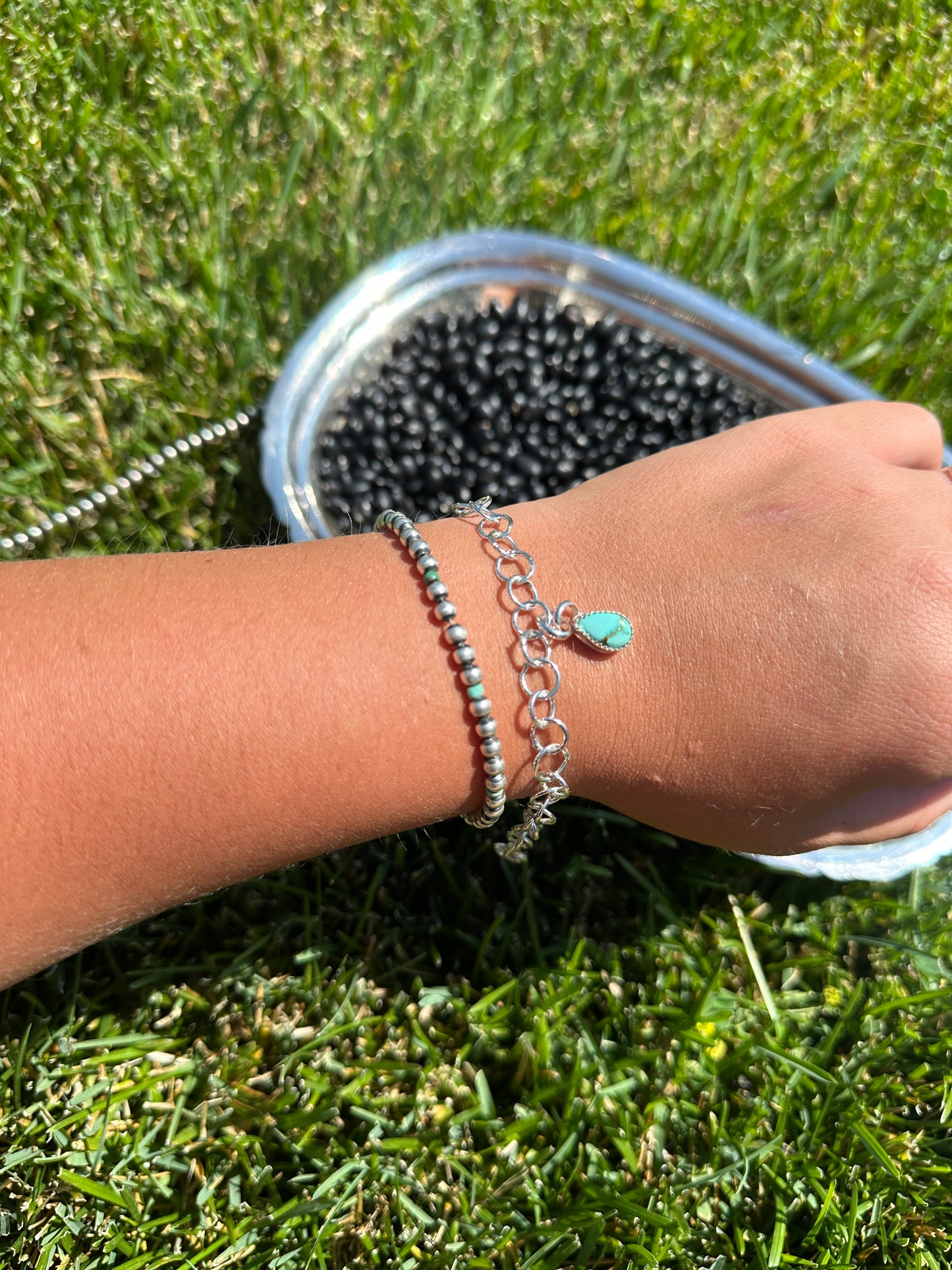 Fox Turquoise Charm Bracelet